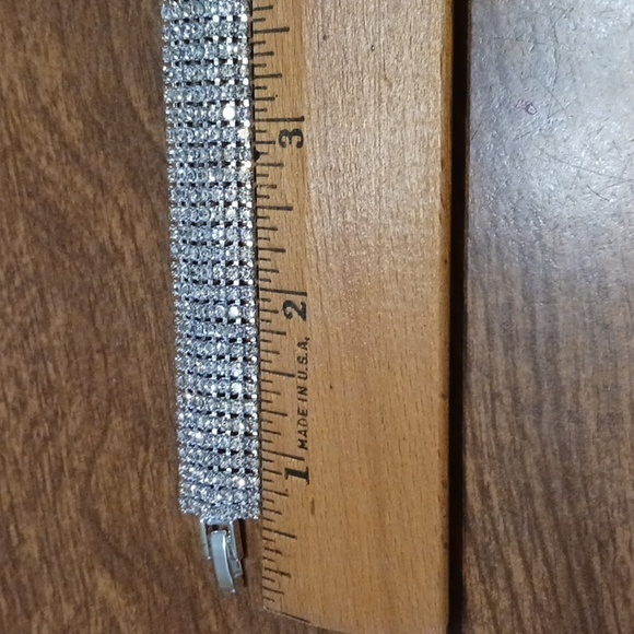 Womans 7 Row CZ Bracelet New - Picture 8 of 10